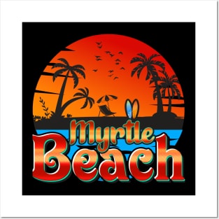 Myrtle beach Posters and Art